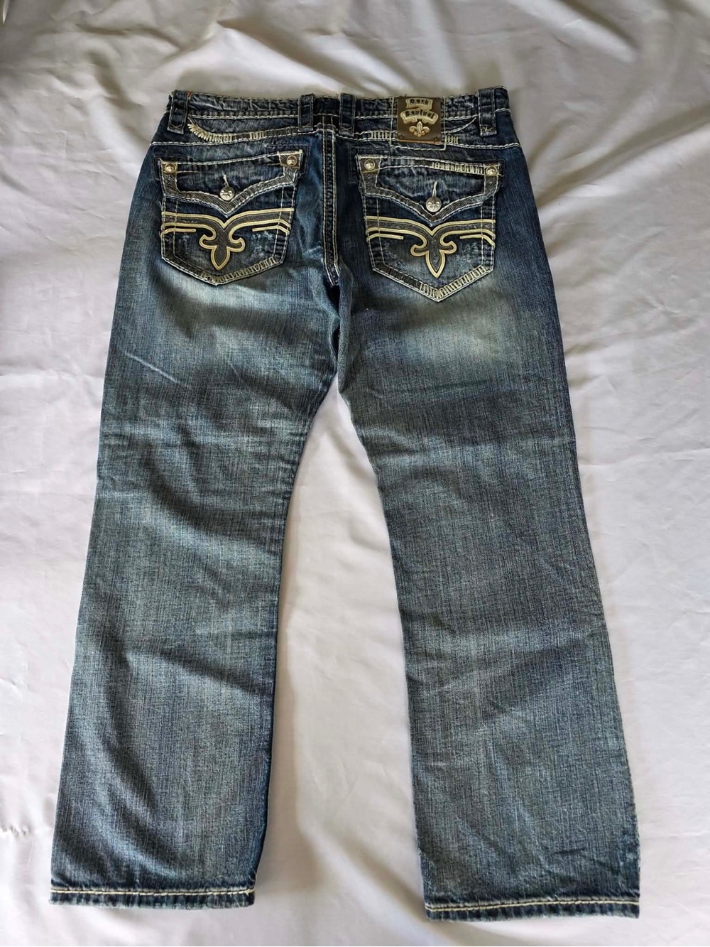 men’s buckle joseph straight jeans size 38